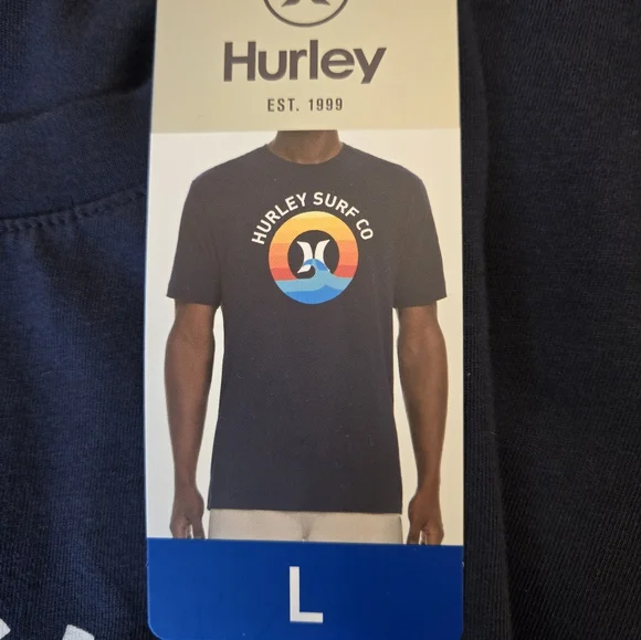 HURLEY Men's XXL Icon Slash Gradient T-shirt NEW - Picture 6 of 11